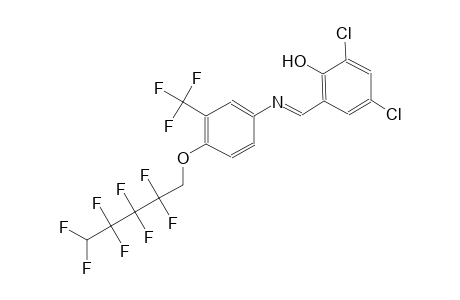 phenol, 2,4-dichloro-6-[(E)-[[4-[(2,2,3,3,4,4,5,5-octafluoropentyl)oxy]-3-(trifluoromethyl)phenyl]imino]methyl]-