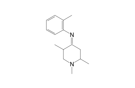 N-(2-Methylphenyl)-N-[(4Z)-1,2,5-trimethylpiperidinylidene]amine