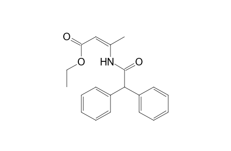 2-Butenoic acid, 3-[(diphenylacetyl)amino]-, ethyl ester, (Z)-