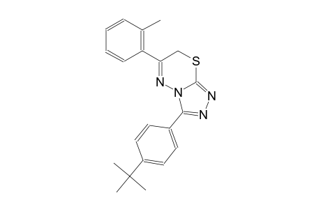 3-(4-tert-butylphenyl)-6-(2-methylphenyl)-7H-[1,2,4]triazolo[3,4-b][1,3,4]thiadiazine