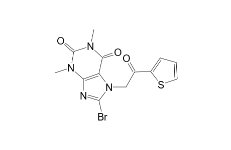 Purine-2,6-dione, 8-bromo-1,3-dimethyl-7-(2-oxo-2-thiophen-2-ylethyl)-3,7-dihydro-
