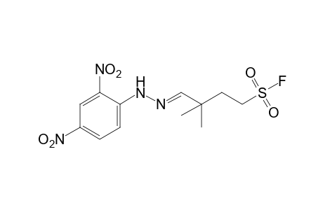 2,2-dimethyl-4-(fluorosulfonyl)butyraldehyde, (2,4-dinitrophenyl)hydrazone