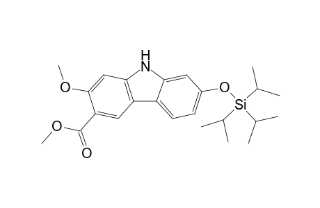 Methyl 2-Methoxy-7-(triisopropylsilyloxy)carbazole-3-carboxylate