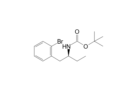 2-(S)-N-tert-Butoxycarbonyl-1-(2'-bromophenyl)-2-butylamine