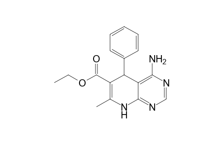 4-Amino-5,8-dihydro-7-methyl-5-phenyl-pyrido[2,3-d]pyrimidin-6-carboxylic acid ethyl ester