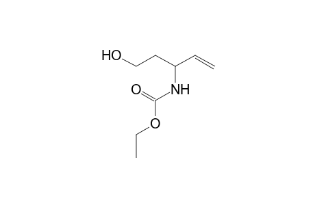 Ethyl N-(5-hydroxypent-1-en-3-yl)carbamate