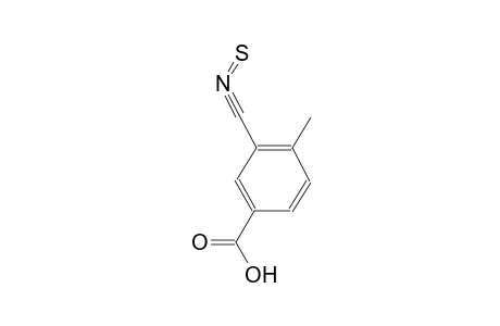 benzoic acid, 4-methyl-3-[(sulfidoazanylidyne)methyl]-