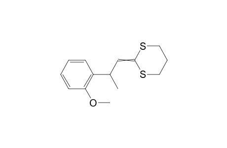 2-(2-(2-methoxyphenyl)propylidene)-1,3-dithiane