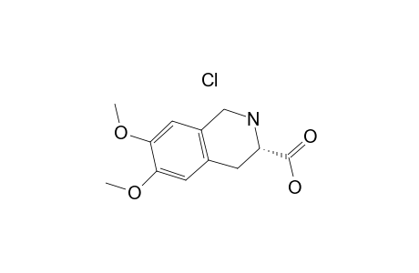 (S)-(-)-6,7-dimethoxy-1,2,3,4-tetrahydroisoquinoline-3-carboxylic acid hydrochloride