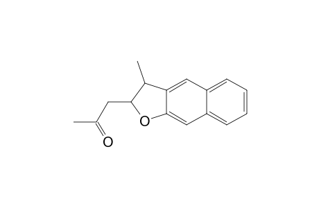 2-Propanone, 1-(2,3-dihydro-3-methylnaphtho[2,3-b]furan-2-yl)-, trans-