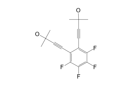 2-Methyl-4-[2,3,4,5-tetrafluoro-6-(3-hydroxy-3-methylbut-1-ynyl)-phenyl]but-3-yn-2-ol