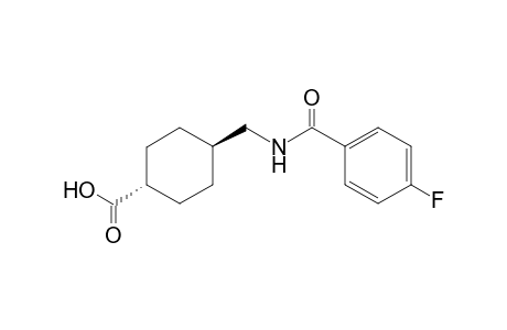 trans-4-(4-Fluorobenzamidomethyl)cyclohexanecarboxylic acid
