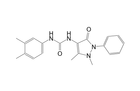 N-(1,5-dimethyl-3-oxo-2-phenyl-2,3-dihydro-1H-pyrazol-4-yl)-N'-(3,4-dimethylphenyl)urea