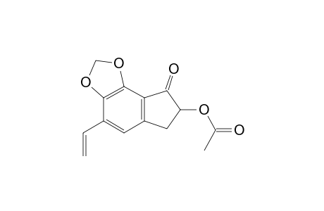 2-Acetoxy-5-ethenyl-6,7-(methylenedioxy)indan-1-one