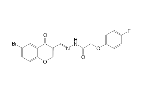 N'-[(E)-(6-bromo-4-oxo-4H-chromen-3-yl)methylidene]-2-(4-fluorophenoxy)acetohydrazide