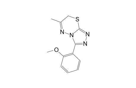 methyl 2-(6-methyl-7H-[1,2,4]triazolo[3,4-b][1,3,4]thiadiazin-3-yl)phenyl ether