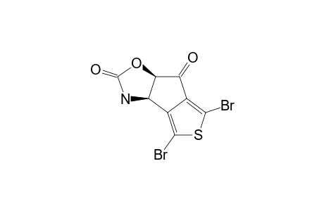 (CIS)-4,6-DIBROMO-3A,7A-DIHYDRO-2H-THIENO-[3',4':4,5]-CYCLOPENTA-[1,2-D]-[1,3]-OXAZOLE-2,7-(3H)-DIONE