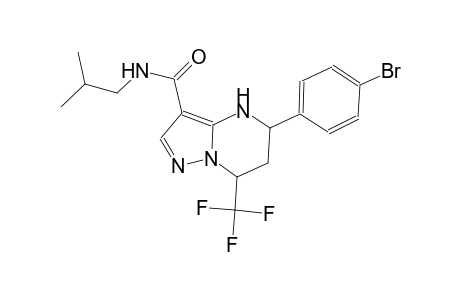 5-(4-bromophenyl)-N-isobutyl-7-(trifluoromethyl)-4,5,6,7-tetrahydropyrazolo[1,5-a]pyrimidine-3-carboxamide