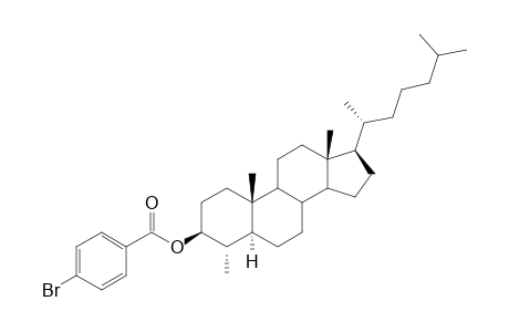 4.alpha.-Methyl-5.alpha.-cholestan-3.beta.-yl 4-Bromobenzoate