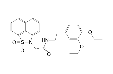 2H-naphtho[1,8-cd]isothiazole-2-acetamide, N-[2-(3,4-diethoxyphenyl)ethyl]-, 1,1-dioxide