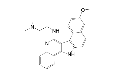 6-[2-[N,N-(Dimethylamino)ethylamino]]-9-methoxy-5H,13H-benzo[4,5]indolo[3,2-c]quinoline