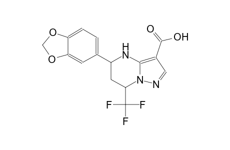 5-(1,3-benzodioxol-5-yl)-7-(trifluoromethyl)-4,5,6,7-tetrahydropyrazolo[1,5-a]pyrimidine-3-carboxylic acid