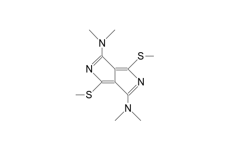 1,4-Bis(dimethylamino)-3,6-bis(methylthio)-2,5-diaza-pentalene