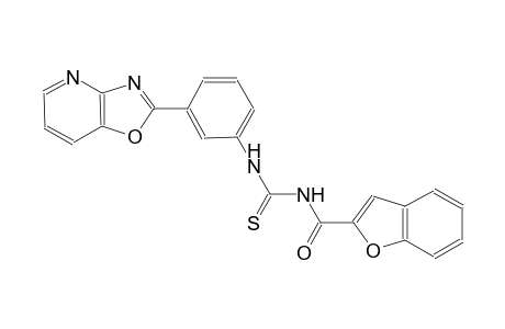 thiourea, N-(2-benzofuranylcarbonyl)-N'-(3-oxazolo[4,5-b]pyridin-2-ylphenyl)-