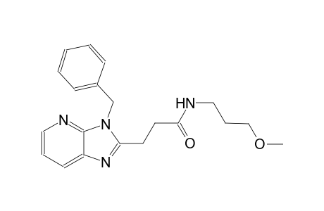 3H-imidazo[4,5-b]pyridine-2-propanamide, N-(3-methoxypropyl)-3-(phenylmethyl)-