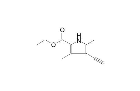 1H-pyrrole-2-carboxylic acid, 4-ethynyl-3,5-dimethyl-, ethyl ester