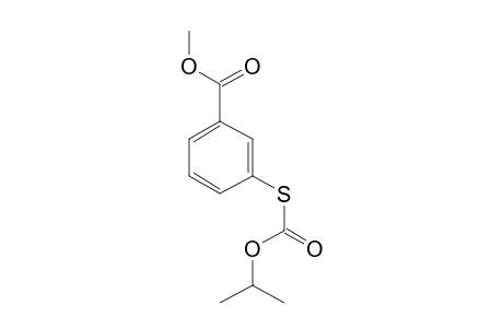 3-Mercaptobenzoic acid, S-(isopropyloxycarbonyl)-, methyl ester