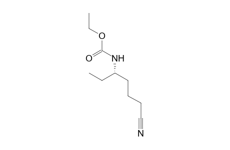 5-[N-(Ethoxycarbonyl)amino]heptanenitrile