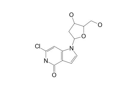 6-CHLORO-2'-DEOXY-3,7-DIDEAZA-INOSINE