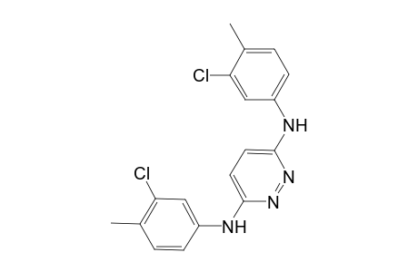 3-N,6-N-bis(3-chloro-4-methylphenyl)pyridazine-3,6-diamine