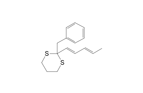 2-(Phenylmethyl)-2-(1,3-pentadienyl)-1,3-dithiane