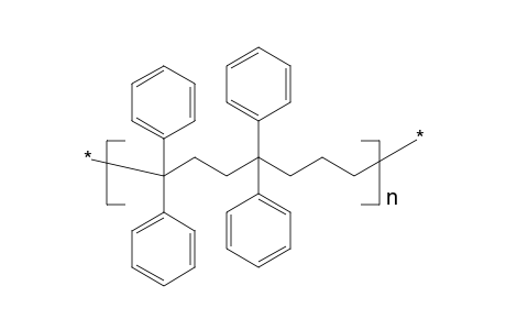 Regular di-alpha-phenylstyrene-trimethylene copolymer