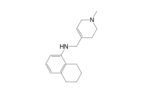 Pyridine, 1,2,5,6-tetrahydro-1-methyl-4-[(5,6,7,8-tetrahydronapht-1-yl)aminomethyl]-