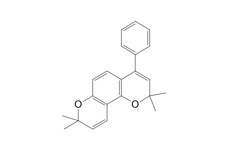 4-Phenyl-2,2,8,8-tetramethyl-2H,8H-pyrano[2,3-f]chromene