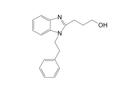 3-(1-phenethylbenzimidazol-2-yl)propan-1-ol