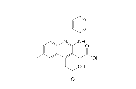 3,4-Bis(carboxymethyl)-6-methyl-2-[(4-methylphenyl)amino]quinoline