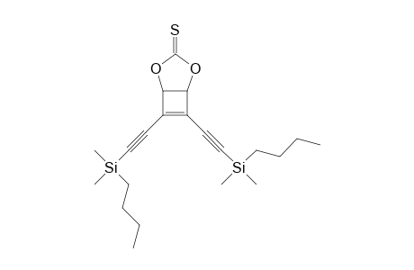 2,4-Dioxabicyclo[3.2.0]hept-6-ene-3-thione, 6,7-bis[(butyldimethylsilyl)ethynyl]-