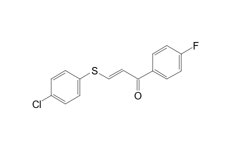 (2E)-3-[(4-Chlorophenyl)sulfanyl]-1-(4-fluorophenyl)-2-propen-1-one