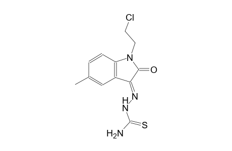 (3E)-1-(2-chloroethyl)-5-methyl-1H-indole-2,3-dione 3-thiosemicarbazone