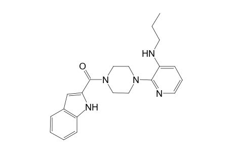 1-(Indolyl-2-carbonyl)-4-[3-(propylamino)-2-pyridyl]piperazine