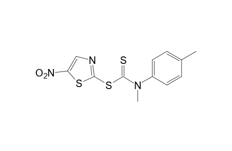 N,p-dimethyldithiocarbanilic acid, 5-nitro-2-thiazolyl ester