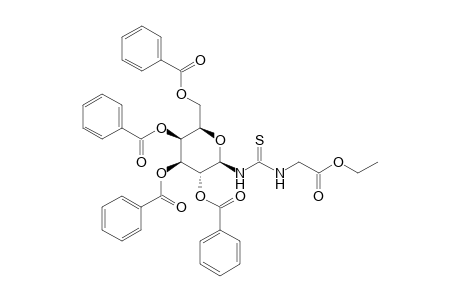 N-[(Ethoxycarbonyl)methyl]-N'-[(2',3',4',6'-tetrabenzoyl)-.beta.-D-galactopyranosyl]thiourea