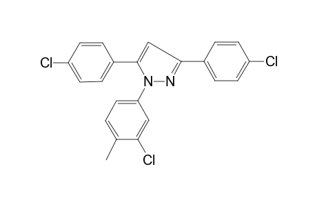 1-(3-Chloro-4-methyl-phenyl)-3,5-bis-(4-chloro-phenyl)-1H-pyrazole