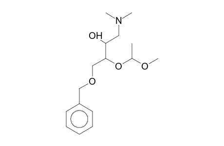 1-Butanamine, N,N-dimethyl-2-hydroxy-3-(1-methoxyethoxy)-4-(phenylmethoxy)-