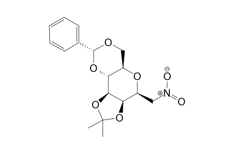 2,6-Anhydro-5,7-O-benzylidene-3,4-O-isopropylidene-1-deoxy-1-nitro-D-glycero-D-galacto-heptitol