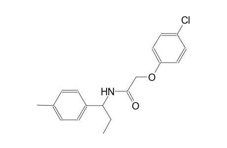 2-(4-chlorophenoxy)-N-[1-(4-methylphenyl)propyl]acetamide